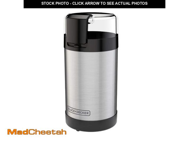 Lot 74-14278999 - BLACK+DECKER 4 oz. Silver Coffee Grinder - UNUSED