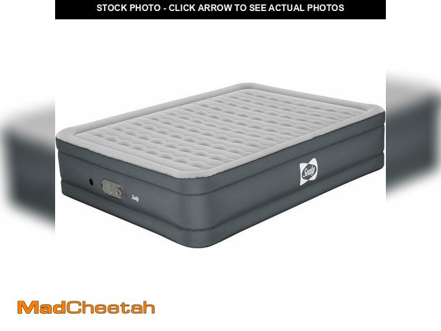 Lot 74-13710474 - Sealy: AlwayzAire Tough Guard 18" Airbed - Queen - Built-in Dual Pump, Inflatable Matress, Wave Beam...