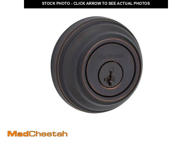Lot 74-14315159 - Kwikset Venetian Bronze Double Cylinder Deadbolt featuring SmartKey Security - UNUSED