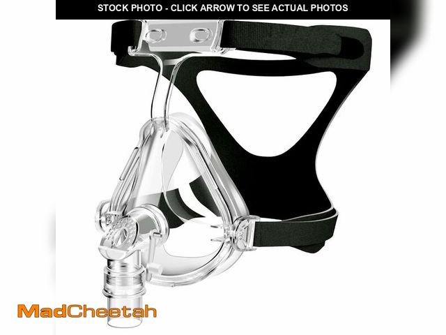 Lot 74-12703224 - Mabodysk Full Face CPAP Mask, CPAP Mask Replacement Set, CPAP Full Face Cover with Headgear, Elbows,...
