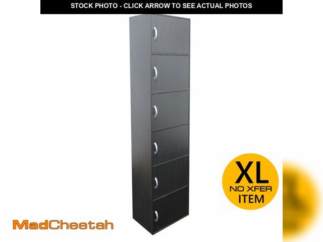 Lot 74-12568832 - Home Basics SS39484 Cabinet, Black - UNUSED