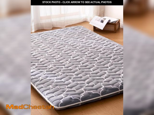 Lot 74-12417633 - 6th Generation Japanese Floor Futon Mattress - Extra-Thick 9-Layer Modern Futon with 100% High-Densi...