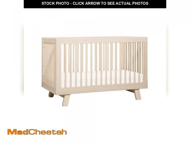 Lot 74-12201353 - Babyletto Hudson 3-in-1 Convertible Baby Crib - GREENGUARD Gold Certified - Convertible Crib to Todd...