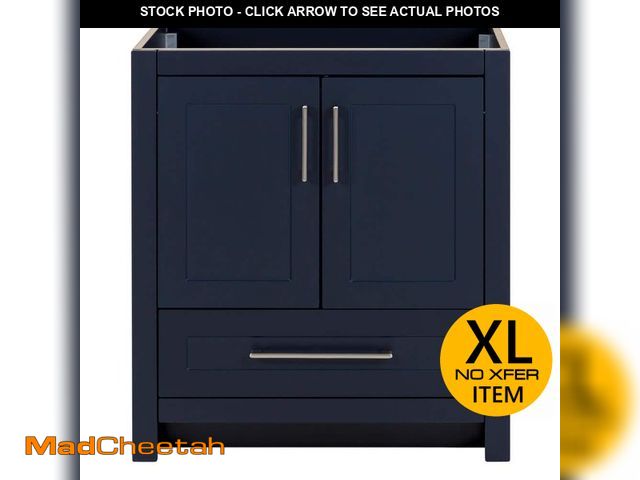Lot 74-12649693 - Home Decorators Collection Craye 30 in. W x 22 in. D x 34 in. H Bath Vanity Cabinet without Top in D...
