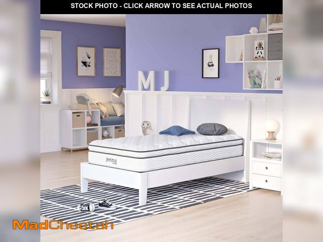 Lot 74-14606141 - MODWAY Jenna 10in. Medium Innerspring Tight Top Twin Mattress MOD-5768-WHI - UNUSED