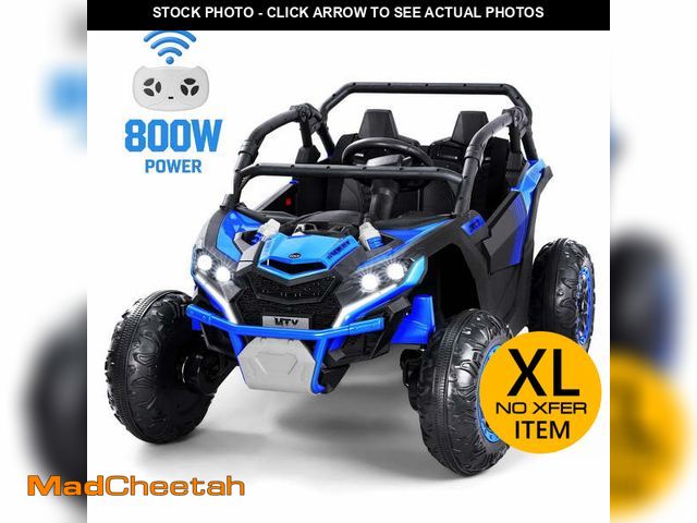 Lot 74-14308794 - Wisairt 24V Ride on Toys 4WD Ride on Cars with Remote Control, 2 Seater Electric Car for Kids, Power...