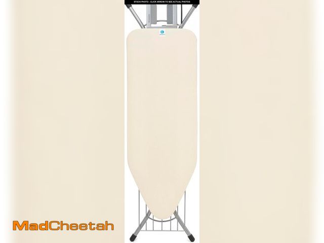 Lot 74-12096953 - Brabantia Size C Ironing Board (49 x 18in) 7 Height Options, Adjustable Steam Iron Rest Holder &amp;...