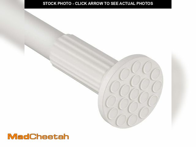 Lot 74-14309793 - SPOKKI Tension Curtain Rod, 51-168 Inches Adjustable Closet Tension Rod Rust-free No Drilling Shower...
