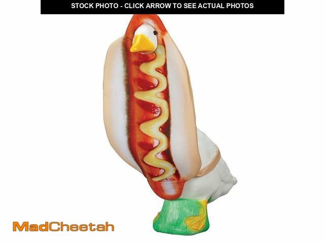 Lot 74-12700817 - Fox Valley Traders Gaggleville Hot Dog Goose Outfit, Fits Large 23" H Statue - UNUSED