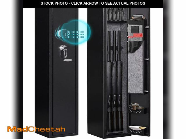 Lot 74-12784515 - KAER 2-Gun Safes for Home Rifle and Pistols Electronic Gun Security Cabinet Quick Access Gun Rifle G...