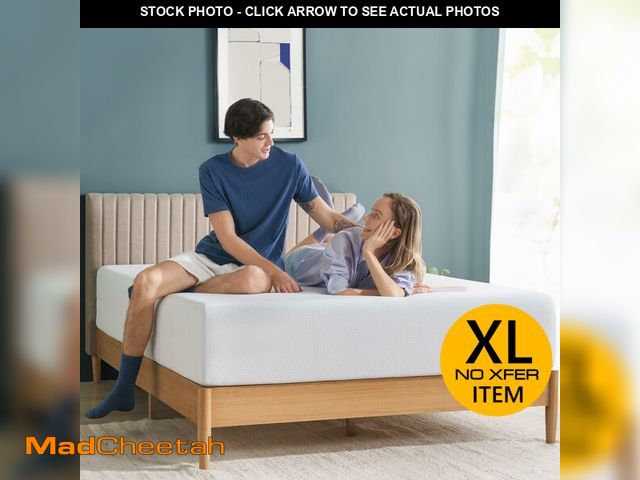 Lot 74-13653289 - Zinus 12 Inch Green Tea Cooling Memory Foam Mattress [New Version], King, Fiberglass Free, Medium Fi...