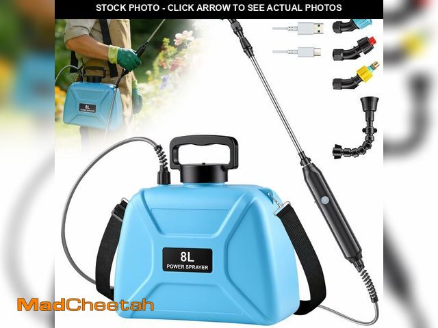 Lot 74-14329860 - 2 Gallon Electric Pump Sprayer in Lawn and Garden, Backpack Weed Sprayer, Battery Powered Garden Spr...