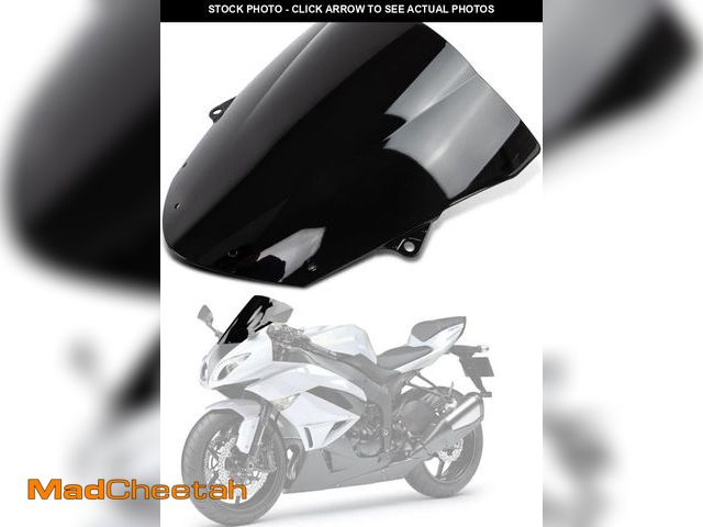 Lot 74-12333629 - Windshield Windscreen Wind Deflector Screen Double Bubble for Ninja ZX10R ZX1000E ZX1000F 2008-2010 ...