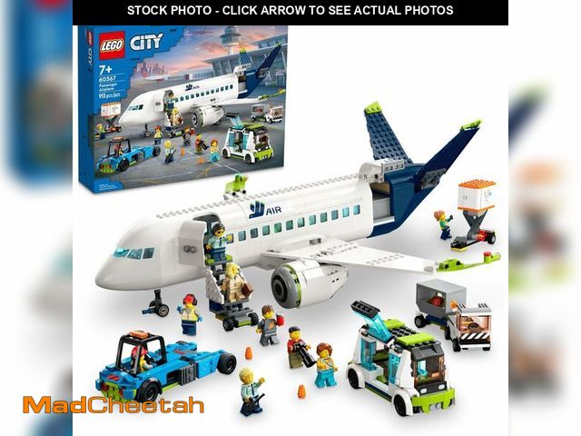 Lot 74-14348834 - LEGO City Passenger Airplane Toy - Building Set for Boys &amp; Girls, Ages 7+ - Educational Gift for...