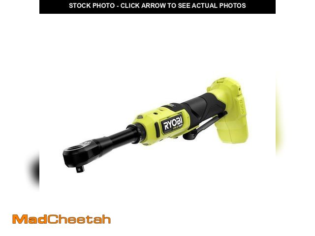 Lot 74-12862289 - RYOBI ONE+ HP 18V Brushless Cordless 3/8 in. Extended Reach Ratchet (Tool Only) - USED