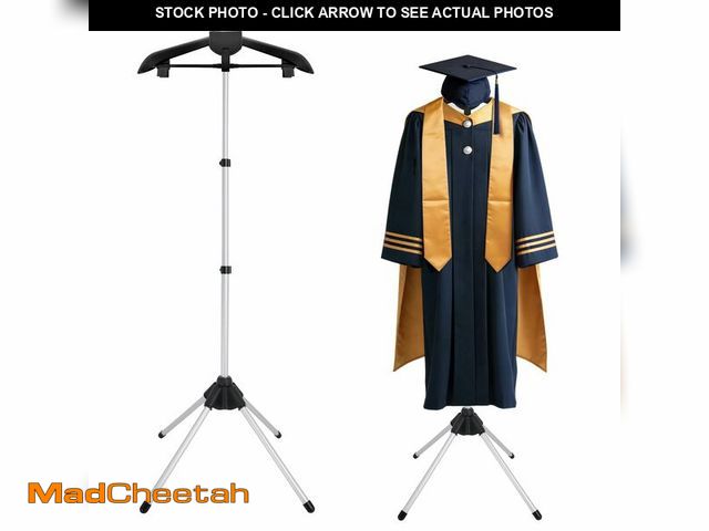 Lot 74-14424355 - BShome Adjustable Cap and Gown Display Stand, 32-63 Inch, Black - UNUSED