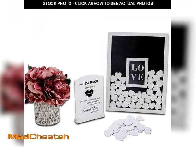 Lot 74-12214163 - Campoli Creations Wedding Guest Book Alternative, Registry Item,12x16 Picture Frame, 70 Pcs Welcome ...