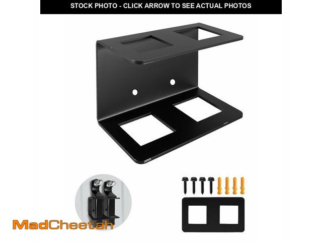 Lot 74-13620989 - 2" Trailer Hitch Storage Bracket for Two Ball Mount Hitches, Double Hitch Holder for 2 Inch Mount Sh...