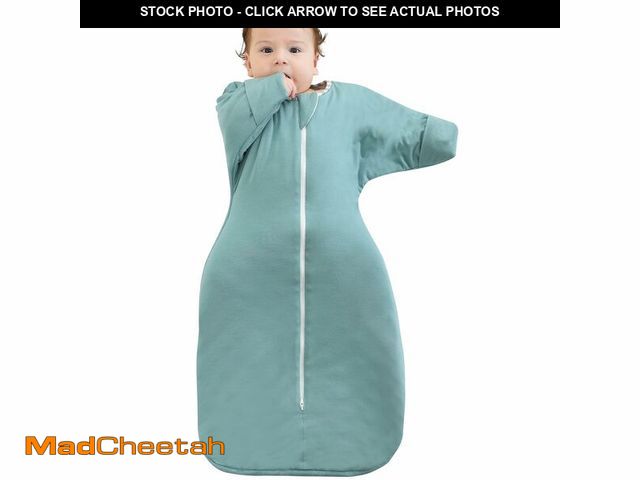 Lot 74-12709202 - Aomloge PuppyPaws Baby Sleep Sack 1.5 TOG, Transitional Swaddle with Arms Up Length Sleeves and Mitt...