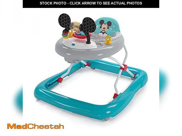Lot 74-12136830 - Bright Starts Disney Baby Mickey Mouse Original Bestie 2-in-1 Baby Activity Walker - Easy Fold Frame...