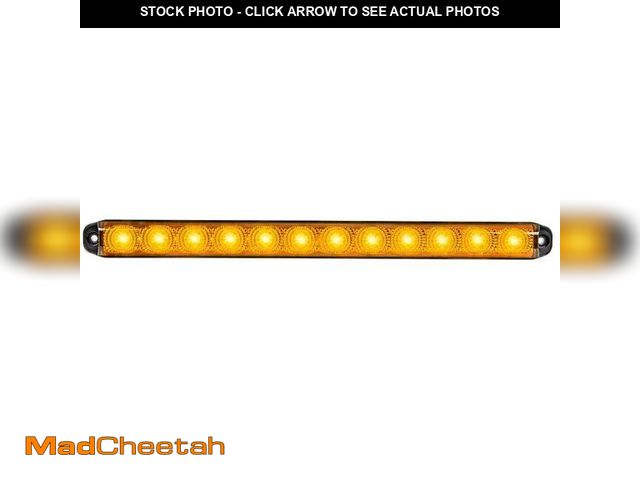 Lot 74-12863934 - GG Grand General 87045 15 Inches Smart Dynamic Spyder Amber/Amber 12 LED Light Bar - UNUSED