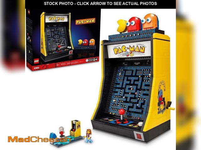 Lot 74-13090193 - LEGO Icons PAC-Man Arcade Building Sets for Adults - Collectible Office, Book Shelf, or Bedroom Deco...