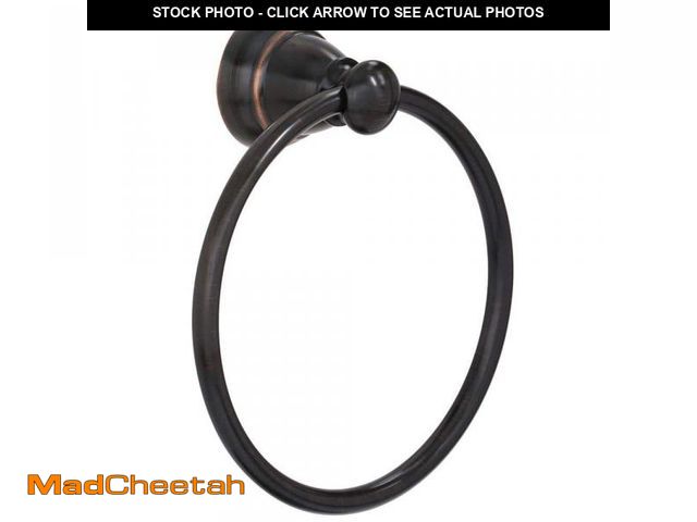 Lot 74-12086946 - MOEN Banbury Towel Ring in Mediterranean Bronze - UNUSED