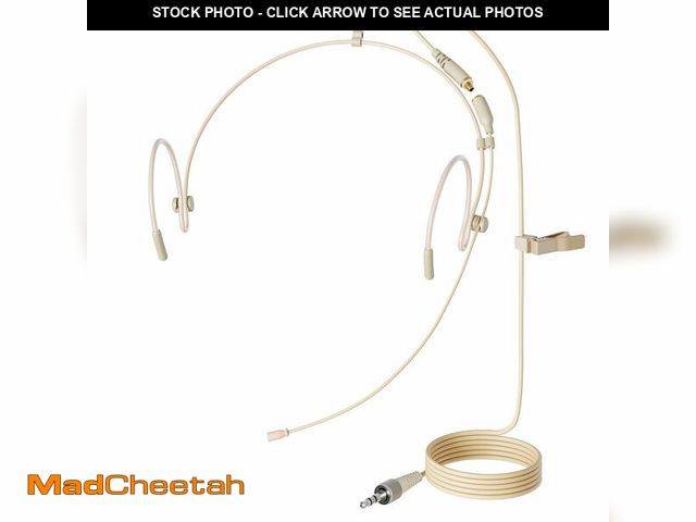 Lot 74-12702097 - J K Professional Headset/Headworn Microphone MIC-J 071S Compatible with Sennheiser Wireless System -...