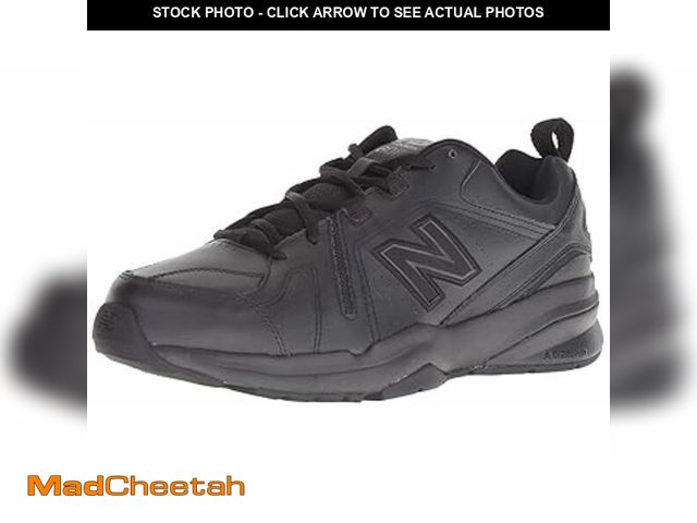 Lot 74-14211797 - New Balance Men's 608 V5 Casual Comfort Cross Trainer, Black/Black, 9.5 XW US - USED