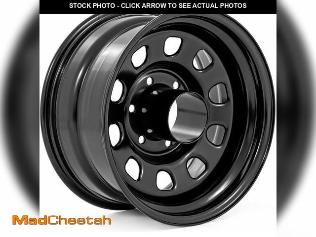 Lot 74-12677385 - Rough Country Steel 17x9 | 6x5.5 | 4.25 Bore | -12-RC51-7655 Gloss Black Wheel with Painted (17 x 9....