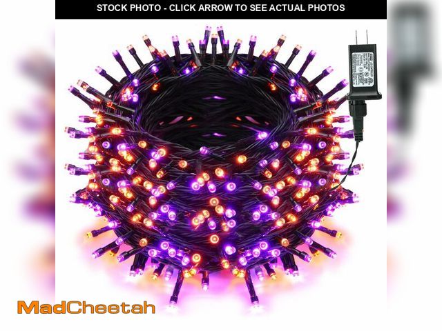 Lot 74-12699064 - Brizled Halloween Lights, 262.46FT 800 LED Halloween Lights, Mini Purple Light 8 Modes Waterproof, P...
