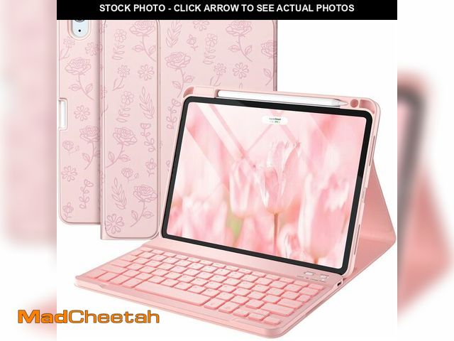 Lot 74-12501119 - Harvopu Compatible for iPad Air 11-inch/Air 5th 4th Generation Case with Keyboard - Backlit Detachab...