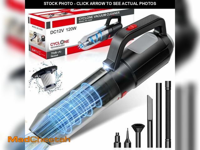 Lot 74-13045544 - Cordless Handheld Vacuum Cleaner, 12.6V Portable Car Vacuum Cleaner 3 in 1 Cordless Vacuum Air Blowe...