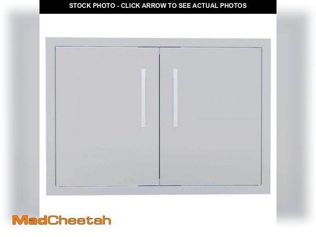Lot 74-12173353 - Sunstone Signature Series 30 in. 304 Stainless Steel Double Access Door - UNUSED