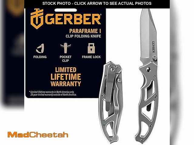 Lot 74-14447025 - Gerber Paraframe I 3 in. Stainless Steel Folding Knife - UNUSED