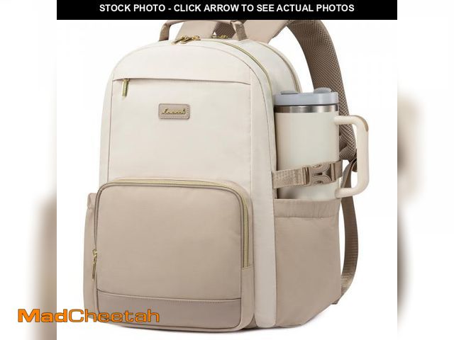 Lot 74-12117595 - LOVEVOOK Laptop Backpack for Women with Pouch Pocket for Large Capacity Cup,15.6 Inch Laptop Compute...