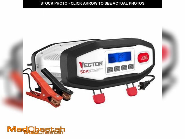 Lot 74-12027629 - VECTOR 50 Amp Battery Charger/Maintainer - UNUSED