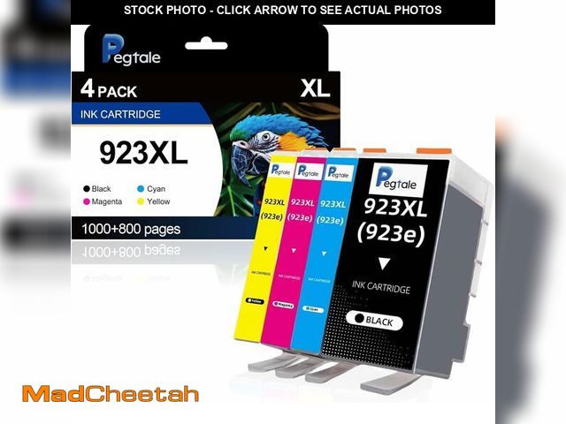 Lot 74-14479551 - Pegtale 923 XL High Yield Ink Cartridges Combo Pack Replacement for HP 923 / 923e XL Ink Cartridges ...