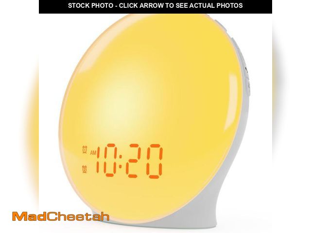 Lot 74-12444135 - Wake Up Light Sunrise Alarm Clock for Kids, Heavy Sleepers, Bedroom, with Sunrise Simulation, Sleep ...