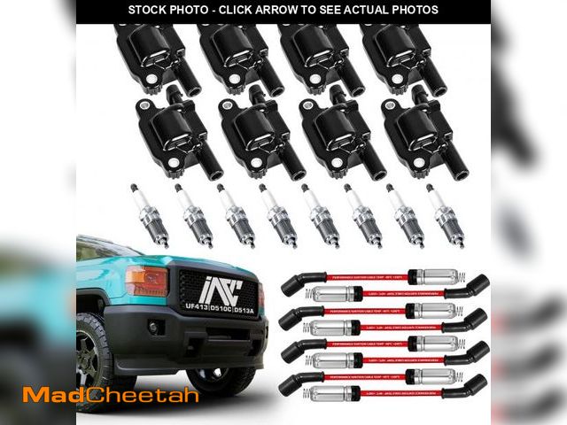 Lot 74-11907357 - InnoCaptain UF413 D510C D513A Ignition Coil Packs (Square, Not Round) and Spark Plugs and Wires for ...