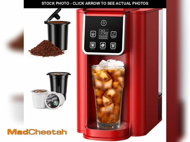 Lot 74-12881627 - SHARDOR Single Serve Coffee Maker, Hot and Iced Coffee Machine for K Cup Pods &amp; Ground Coffee, 6...