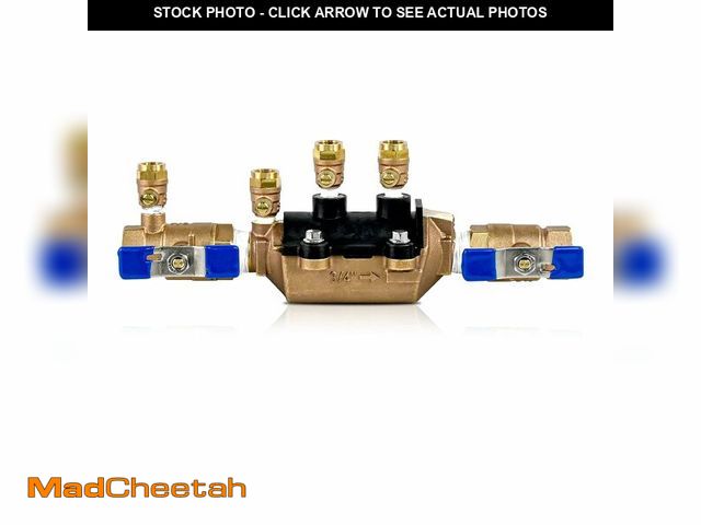 Lot 74-13521111 - Euluese 34-350 3/4" 350 Double Check Backflow Preventer Back Flow Valve Double Check Valve Assembly ...