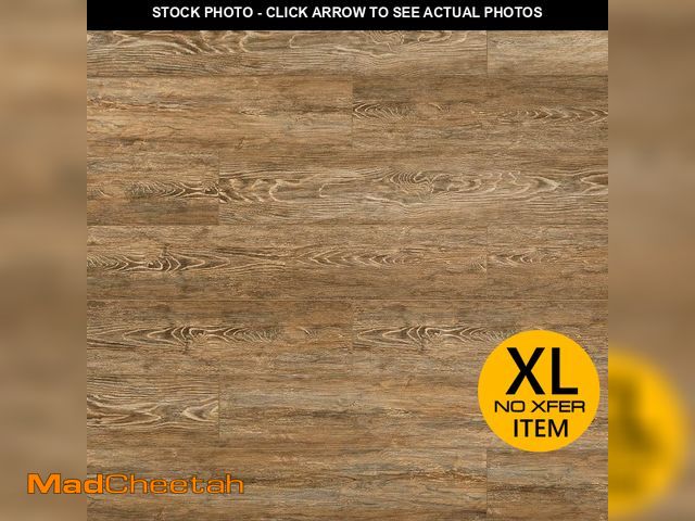 Lot 74-12673351 - Lifeproof Moose Lake Chestnut 22 MIL x 9 in. W x 48 in. L Click Lock Waterproof Luxury Vinyl Plank F...