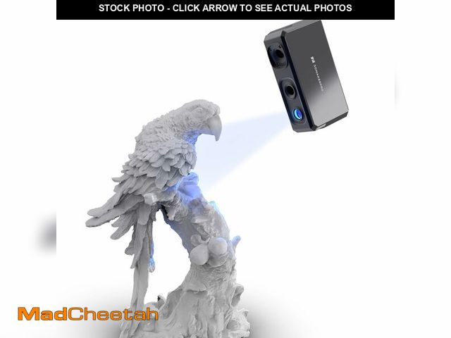 Lot 74-12708511 - 3DMakerpro Handheld 3D Scanner for 3D Printing, 0.02mm High Detailed Precision, 10FPS Scanning Light...