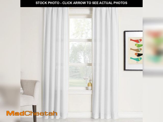 Lot 74-1687454 - Charlton Home Cantor Solid Room Darkening Rod Pocket Single Curtain Panel Color: Stone - UNUSED