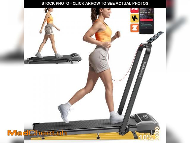 Lot 74-12104993 - Acezoe Walking Pad Under Desk Treadmill with Incline, 2 in 1 Foldable Treadmills for Home Small Offi...