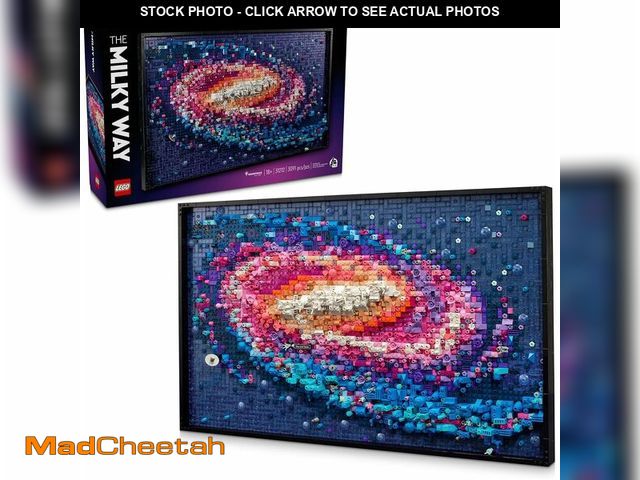 Lot 74-14586591 - LEGO Art The Milky Way Galaxy Building Set - Space Decor DIY Kits for Adults for Bedroom wall, Ages ...