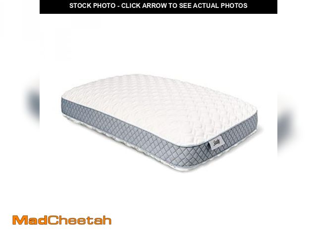Lot 74-12190985 - Sealy Molded Bed Pillow for Pressure Relief, Adaptive Memory Foam with Washable Knit Cover, Standard...