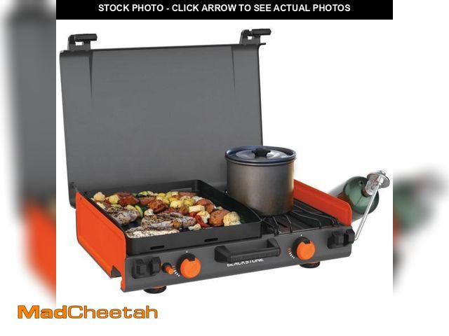 Lot 74-12423032 - Blackstone Adventure Ready 14Ã¢â¬Â Propane Camping Griddle with Side Burner - USED