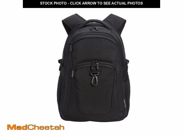 Lot 74-14206534 - Basics Travel Laptop Backpack with Multiple Pockets and Compartments for 15.6 inch Laptop, Water Res...
